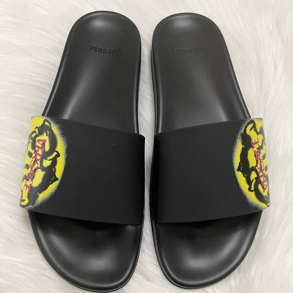 VERSACE Medusa Smiley Face Slide sandals